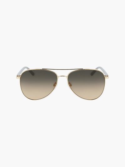 Calvin Klein Táskák & Kiegészítők HU191120 | Calvin Klein Aviator Férfi Napszemüveg Arany